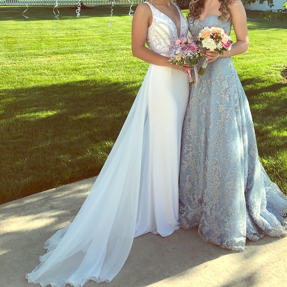 White Prom/Wedding Dress Formal Gown